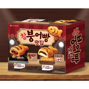 Orion Chewy Chewy Bungeoppang, 12p + Hotteok Bungeoppang, 12p Set, 720g