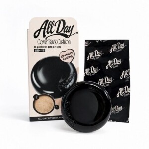 All Day Cover Black Cushion Refill Set - 5 Shades